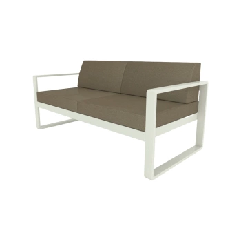 SOFA DWUOSOBOWA NOMAD Złamana Biel / Taupe