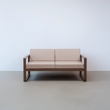 SOFA DWUOSOBOWA NOMAD Złamana Biel / Taupe