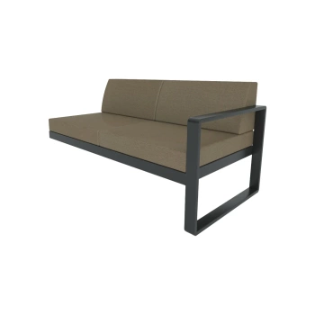 MODUŁ DWUOSOBOWY PRAWY NOMAD Grafit / Taupe