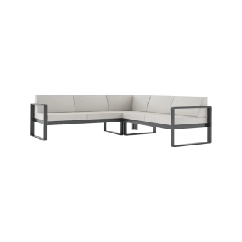 SOFA NAROŻNA MODUŁOWA 4-OSOBOWA NOMAD Grafit / Macadamia