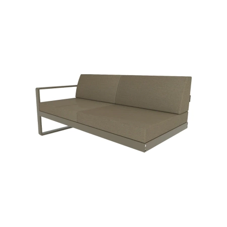 MODUŁ DWUOSOBOWY LEWY NOMAD Taupe / Taupe