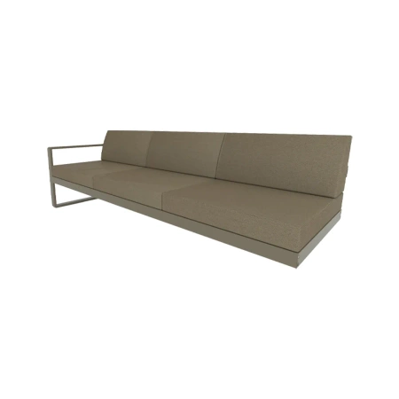 MODUŁ TRZYOSOBOWY LEWY NOMAD Taupe / Taupe
