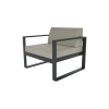 FOTEL OGRODOWY NOMAD Grafit / Taupe