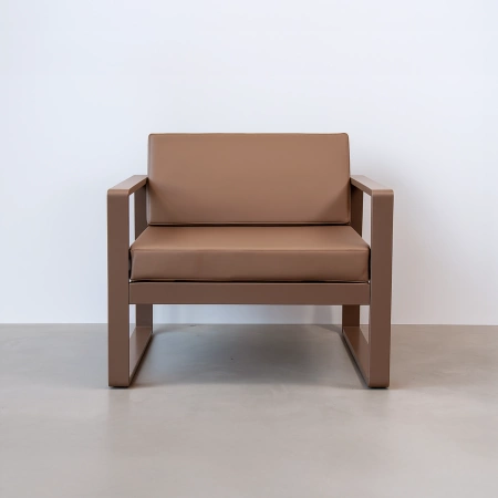 FOTEL OGRODOWY NOMAD Złamana Biel / Taupe