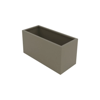 DONICA PROSTOKĄTNA ROOTS  80 cm x 35 cm x 40 cm Taupe