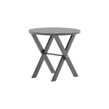 STOLIK OKRĄGŁY BALTA Grafit