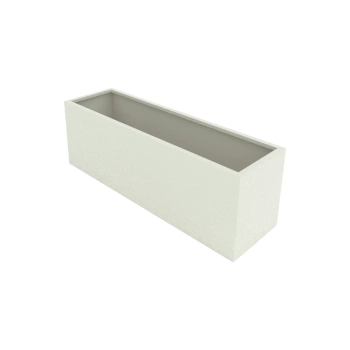 DONICA PROSTOKĄTNA ROOTS  120 cm x 35 cm x 40 cm Złamana Biel