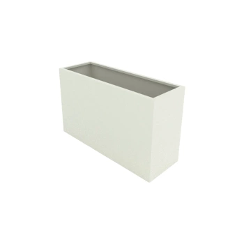 DONICA PROSTOKĄTNA ROOTS  100 cm x 35 cm x 60 cm Złamana Biel