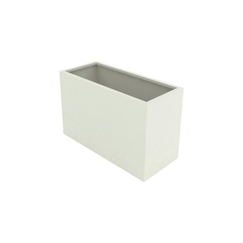 DONICA PROSTOKĄTNA ROOTS  80 cm x 35 cm x 50 cm Złamana Biel