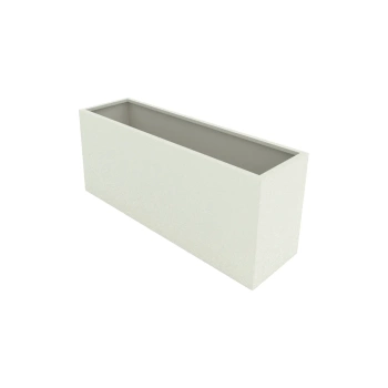 DONICA PROSTOKĄTNA ROOTS  120 cm x 35 cm x 50 cm Złamana Biel
