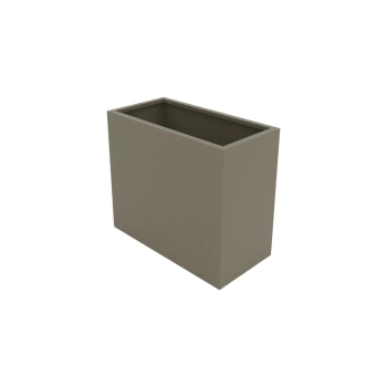 DONICA PROSTOKĄTNA ROOTS  70 cm x 35 cm x 60 cm Taupe
